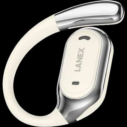 LANEX X13 OWS Open-Ear Wireless Earphones 13mm Hi-Fi Driver | White - Image 3