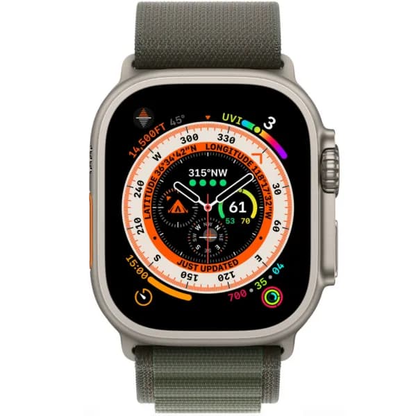 سوار لساعة Apple Watch مقاس 49/45/44/42 مم متوسط | أخضر - صورة 4