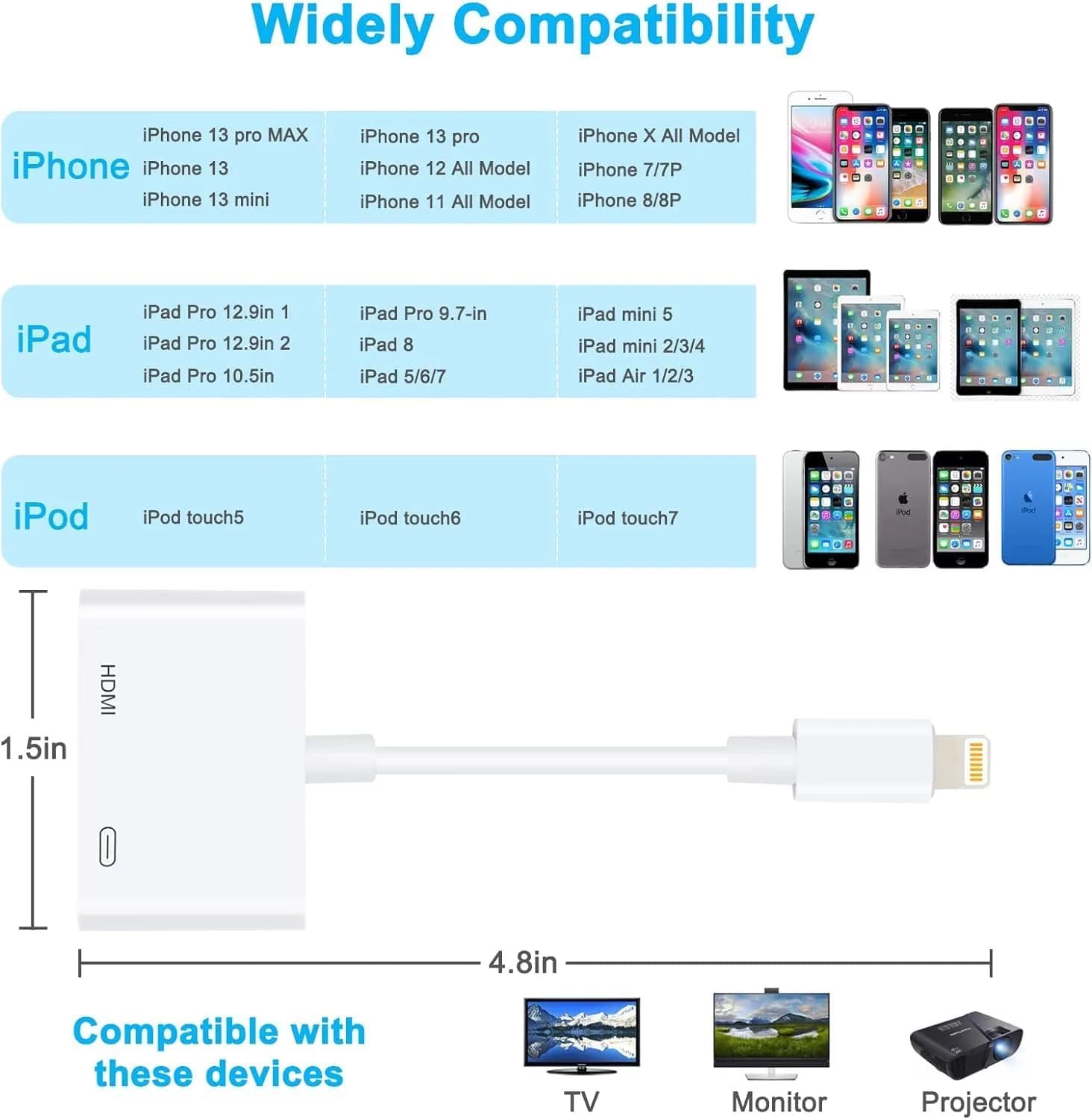 Apple Lightning Digital AV Adapter, Lightning to HDMI - Image 4