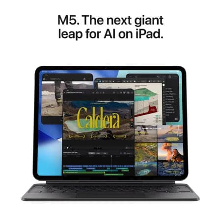 Apple iPad Pro 13-inch M5 Chip, 512GB Wi-Fi + Cellular Tablet –Standard Glass | Silver - Image 4