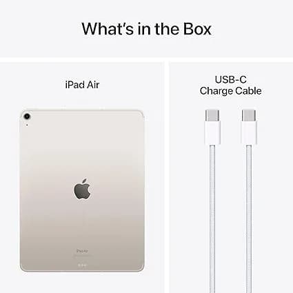 iPad Air 13-inch (M2) Wi-Fi + Cellular 128GB | Starlight - Image 4