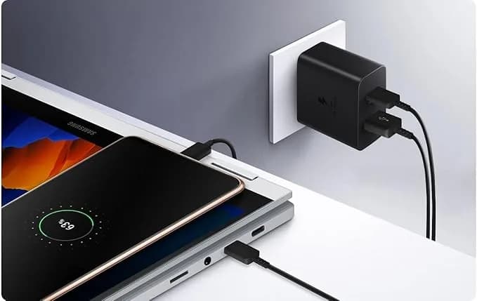 Samsung Power Adapter Duo 35W Dual-Port | Black - Image 4