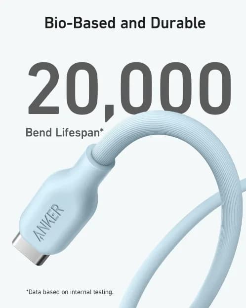 كيبل أنكر 542 من نوع USB-C إلى Lightning بطول 0.9 متر | أزرق - صورة 4