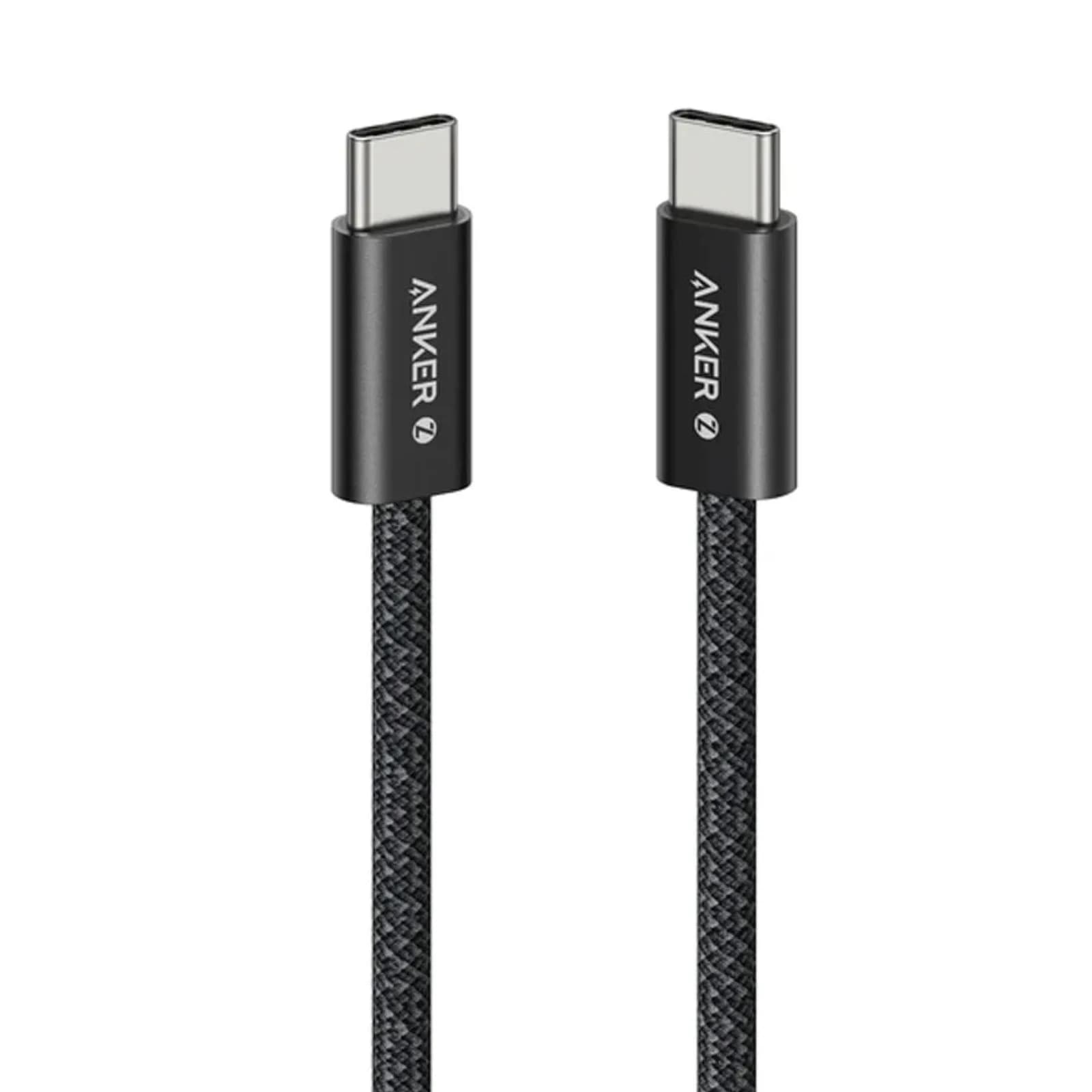 Zolo كيبل USB-C إلى USB-C من أنكر بقدرة 240 واط  0.9 متر| أسود - صورة 4