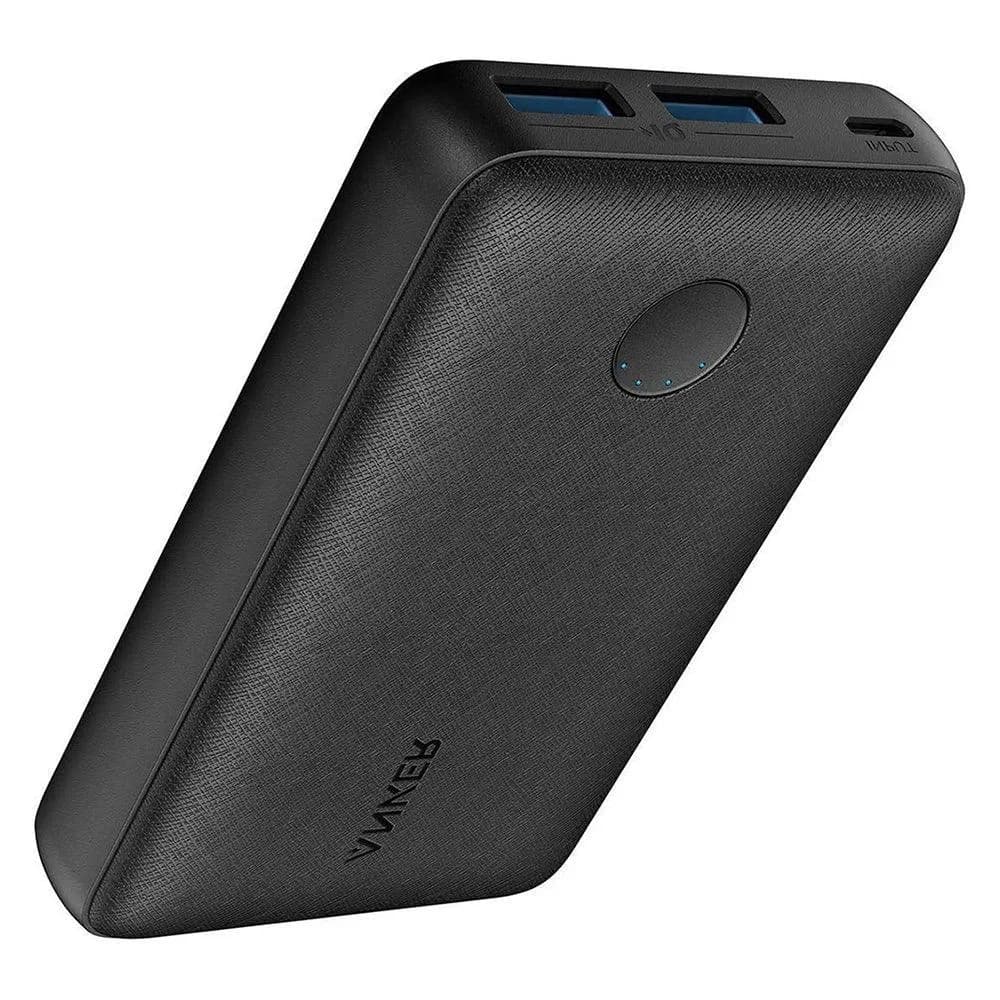 بطارية شحن Power Core Select من أنكر  سعة 10000 مللي أمبير شحن سريع بمنفذي USB-A مزدوجين بقدرة 12 واط | أسود - صورة 4