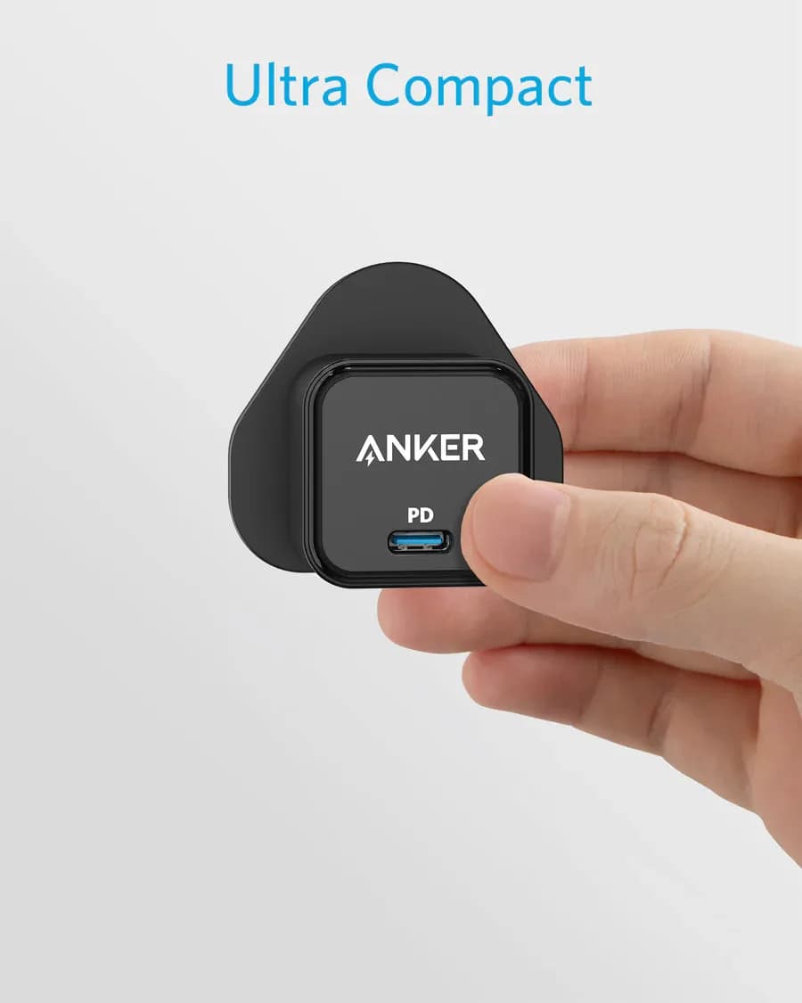 Anker PowerPort III PD USB-C Wall Charger, 20 Watt | Black - Image 4