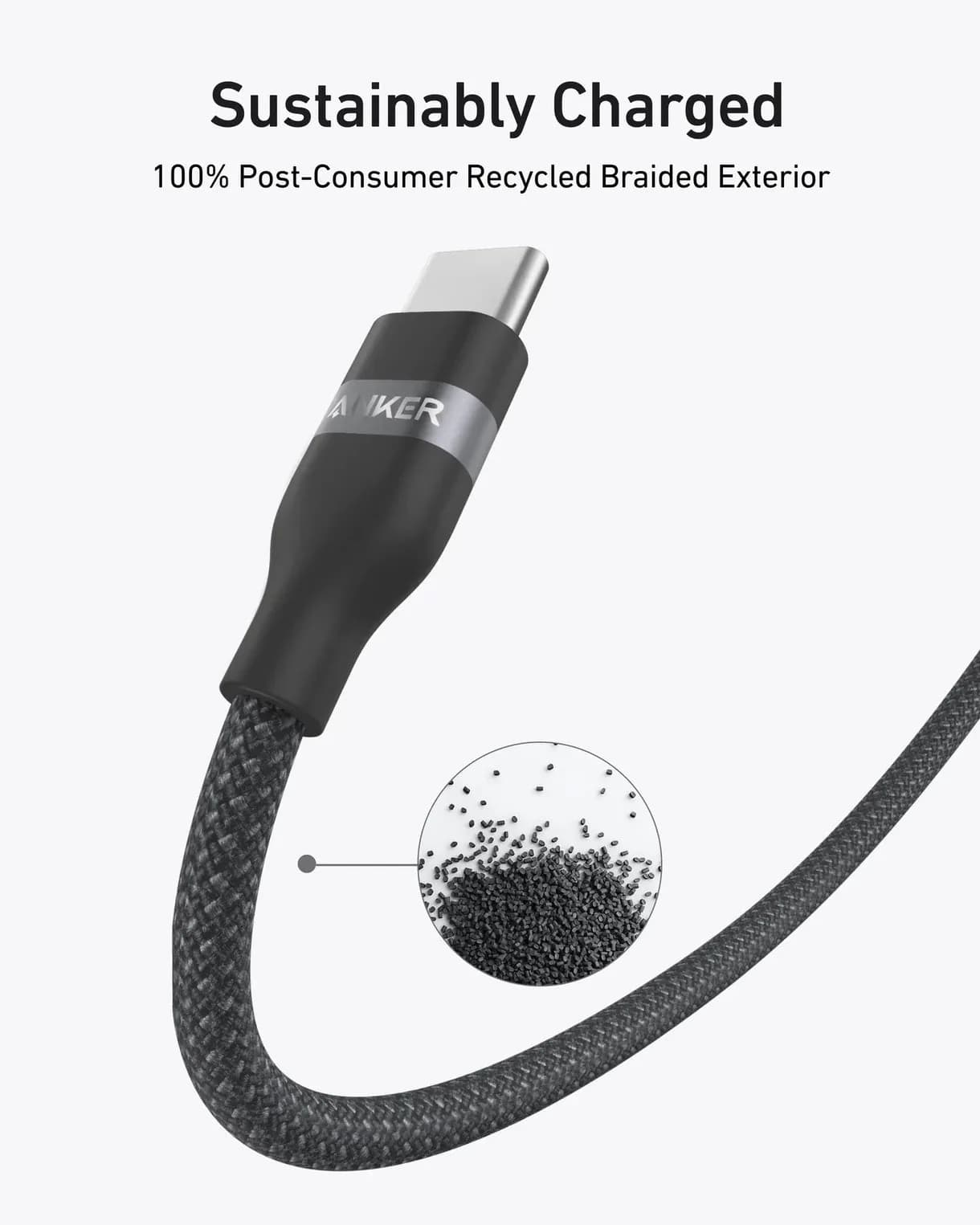 Anker USB-C to USB-C Cable 240W (0.9m/3ft) | Black - Image 4