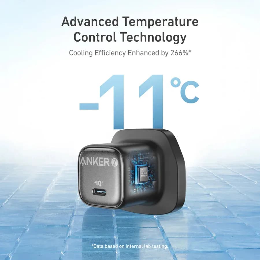 Anker Zolo Charger 30W, PD 3.0 With USB-C to USB-C Cable | Black - Image 4
