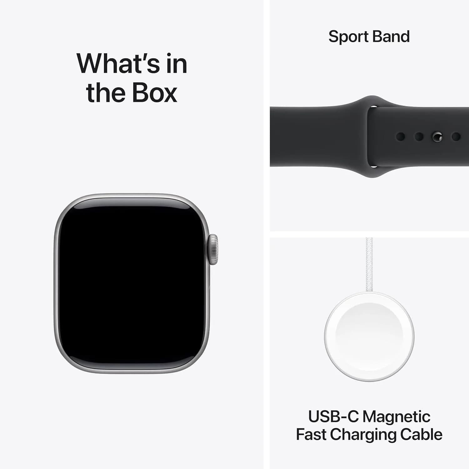 Apple Watch Series 11 GPS + Cellular 46mm Space Grey Aluminium Case with Black Sport Band | M/L - Image 5