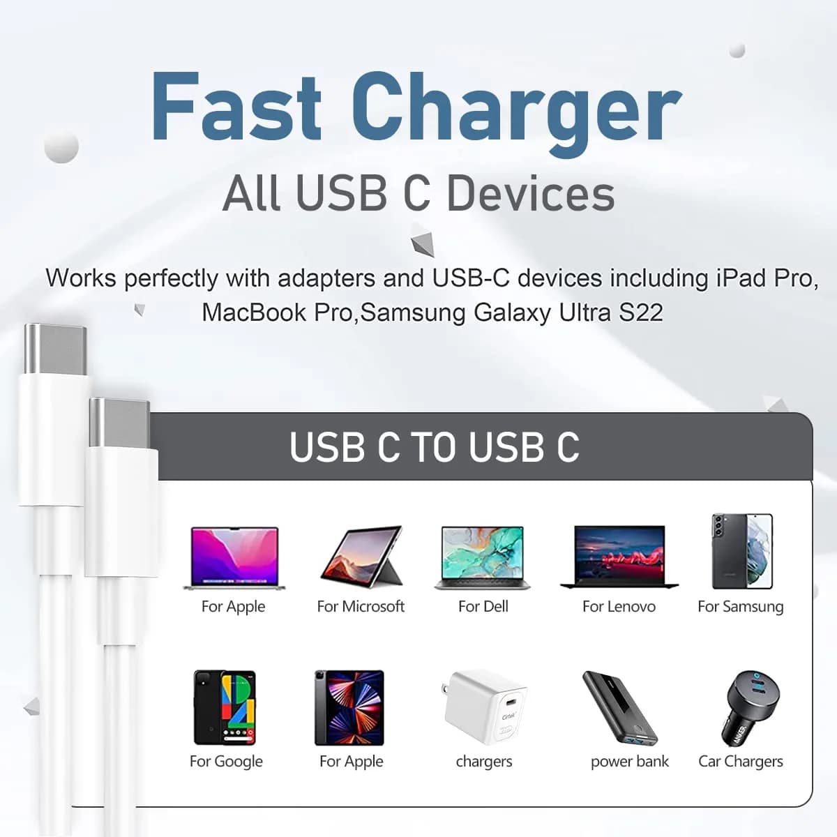 Apple USB-C to USB-C Charging Cable | 2M - Image 5