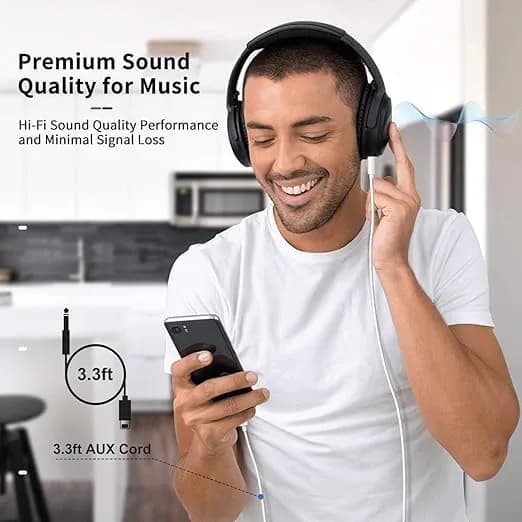 Apple Lightning to 3.5mm Aux Audio Cable 1.2M  | White - Image 5