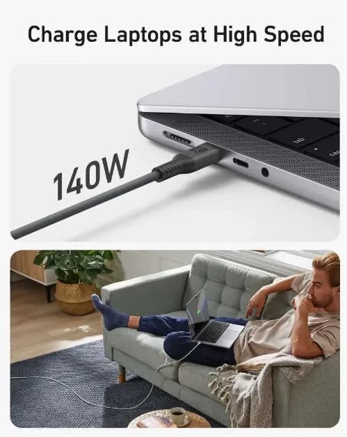 Anker 544 USB-C to USB-C Cable (Bio-Based 6ft) - Image 5