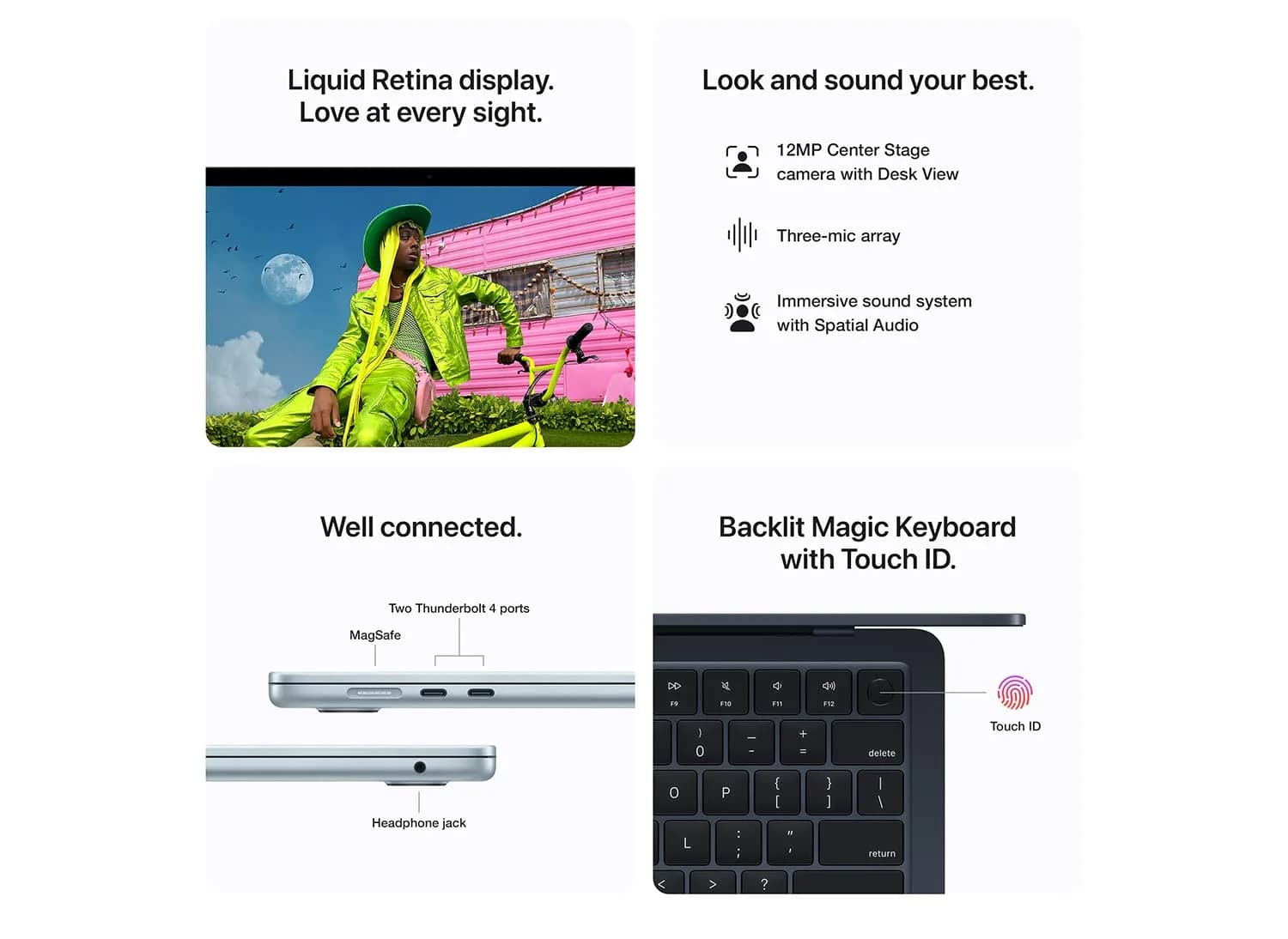 Apple 2025 MacBook Air 13-inch Laptop M4 Chip, 13.6-inch Liquid Retina Display, 16GB Unified Memory, 512GB SSD Storage | Sky Blue - Image 6