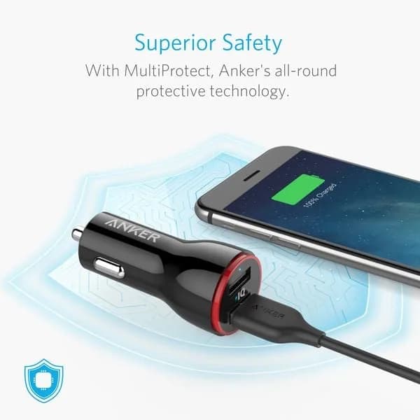 Anker Power Drive 2 Ports 24W | Black - Image 6