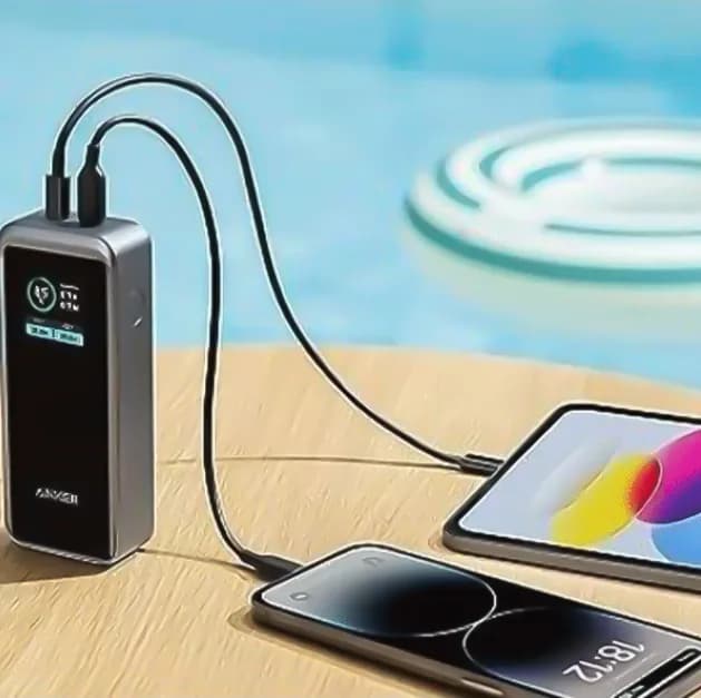 بطارية شحن متنقلة Prime بسعة 12000 مللي أمبير بقوة 130 واط من Anker | أسود - صورة 6