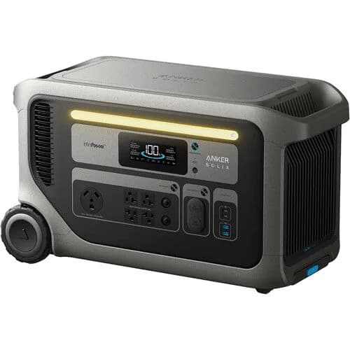 باندل محطتي طاقة محمولتين Anker SOLIX F3000 – عدد 2، سعة 3072Wh لكل جهاز، قدرة 3600W  - صورة 6