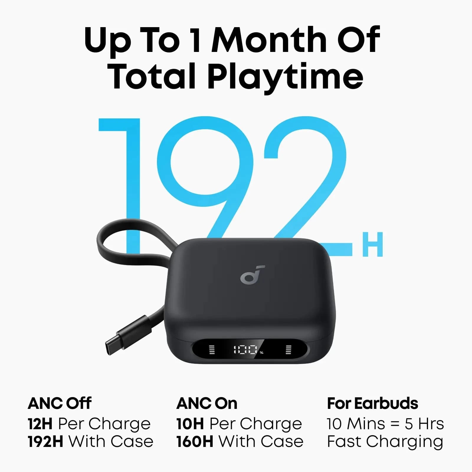 Anker Soundcore P41i Wireless Earbuds with Built-in Portable Phone Charger - Image 6
