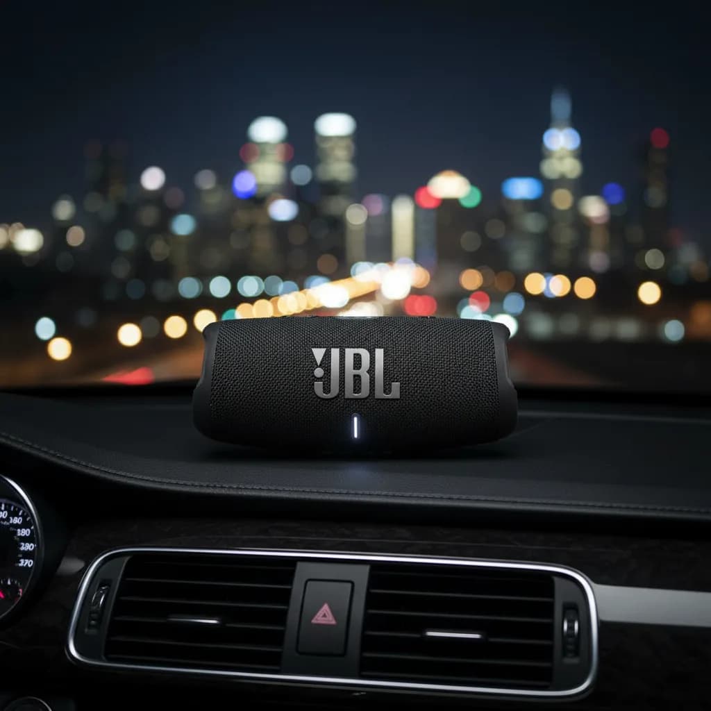 JBL Charge 5 Portable Bluetooth Speaker With Wifi | Black - Image 6