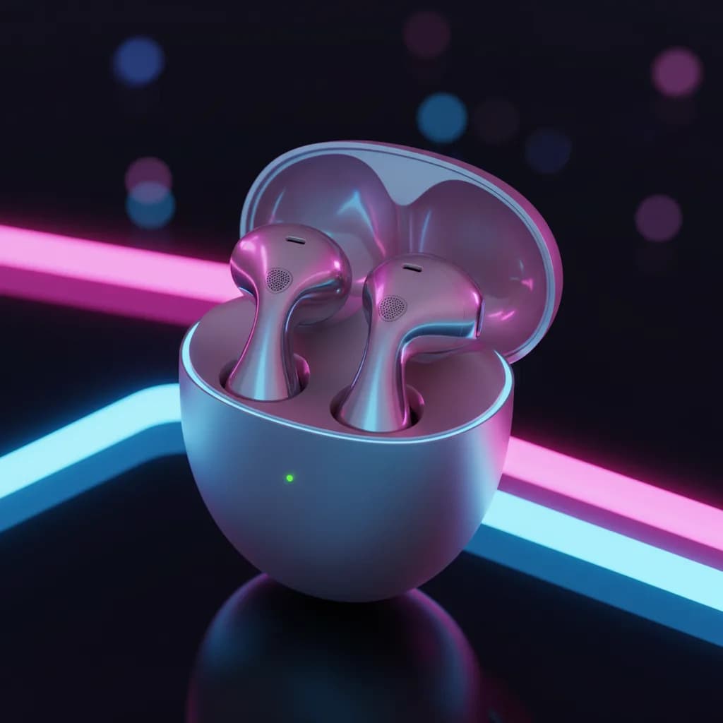 سماعة لاسلكية  FreeBuds 6 من Huawei مفتوحة التصميم بخواص إلغاء الضوضاء النشطة | وردي ذهبي - صورة 7