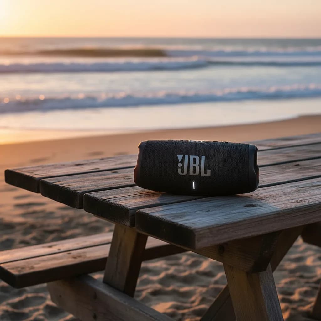 JBL Charge 5 Portable Bluetooth Speaker With Wifi | Black - Image 7