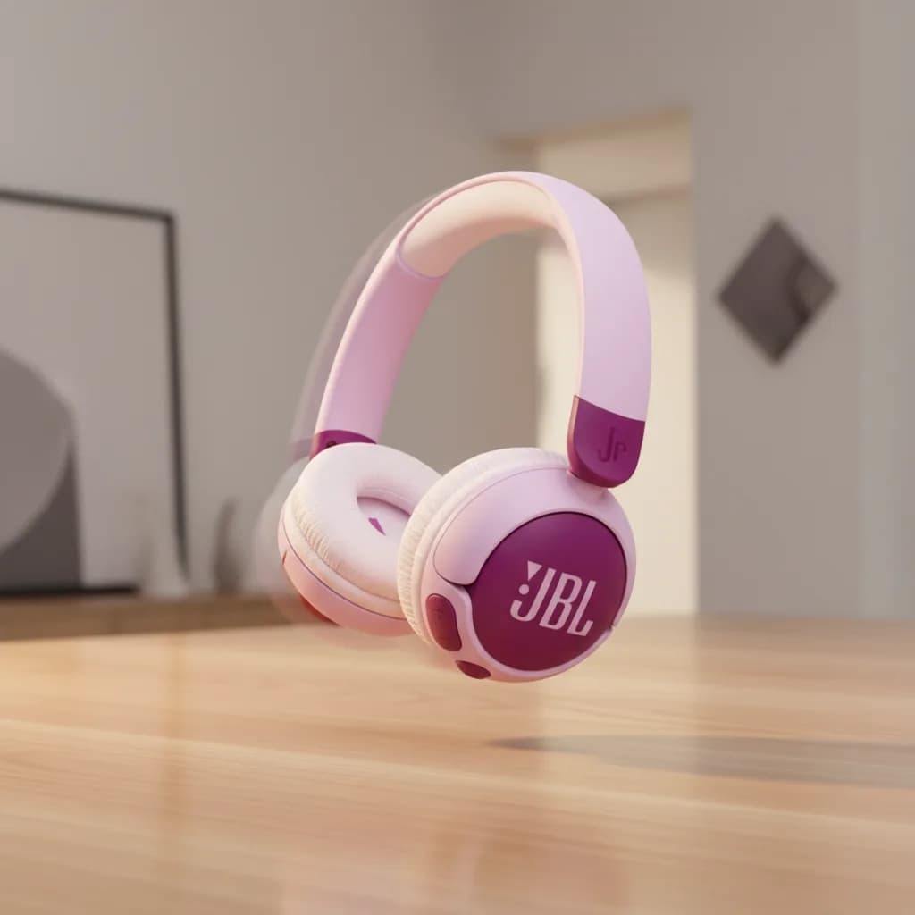 سماعات رأس Junior 320BT اللاسلكية فوق الأذن بتقنية البلوتوث مع ميكروفون مدمج من JBL  | بنفسجي - صورة 7