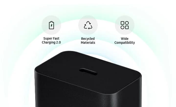 Samsung wall charger 45W USB-C with Cable 1.8 Fast Charging | Black - Image 8