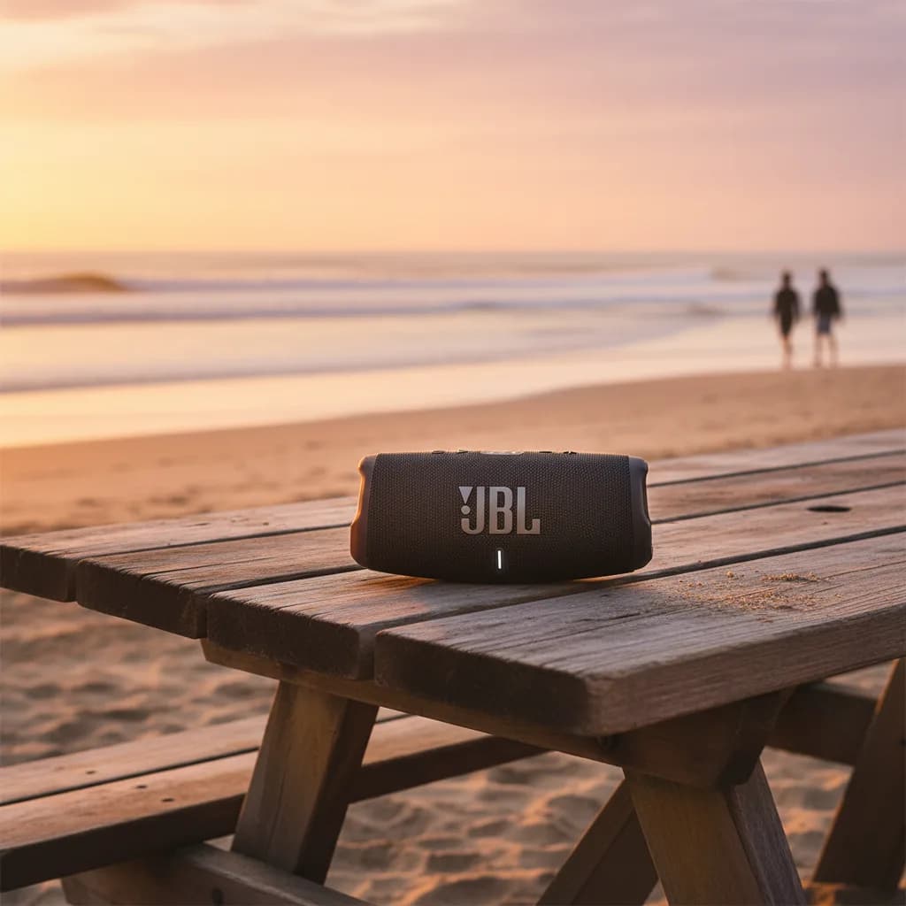 JBL Charge 5 Portable Bluetooth Speaker With Wifi | Black - Image 8
