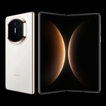 Huawei Mate X7 Fold هاتف ذكي بشاشة قابلة للطي مقاس 8 بوصات، ذاكرة RAM بسعة 12 جيجابايت، وسعة تخزين 512 جيجابايت | لون أبيض بروكيد.