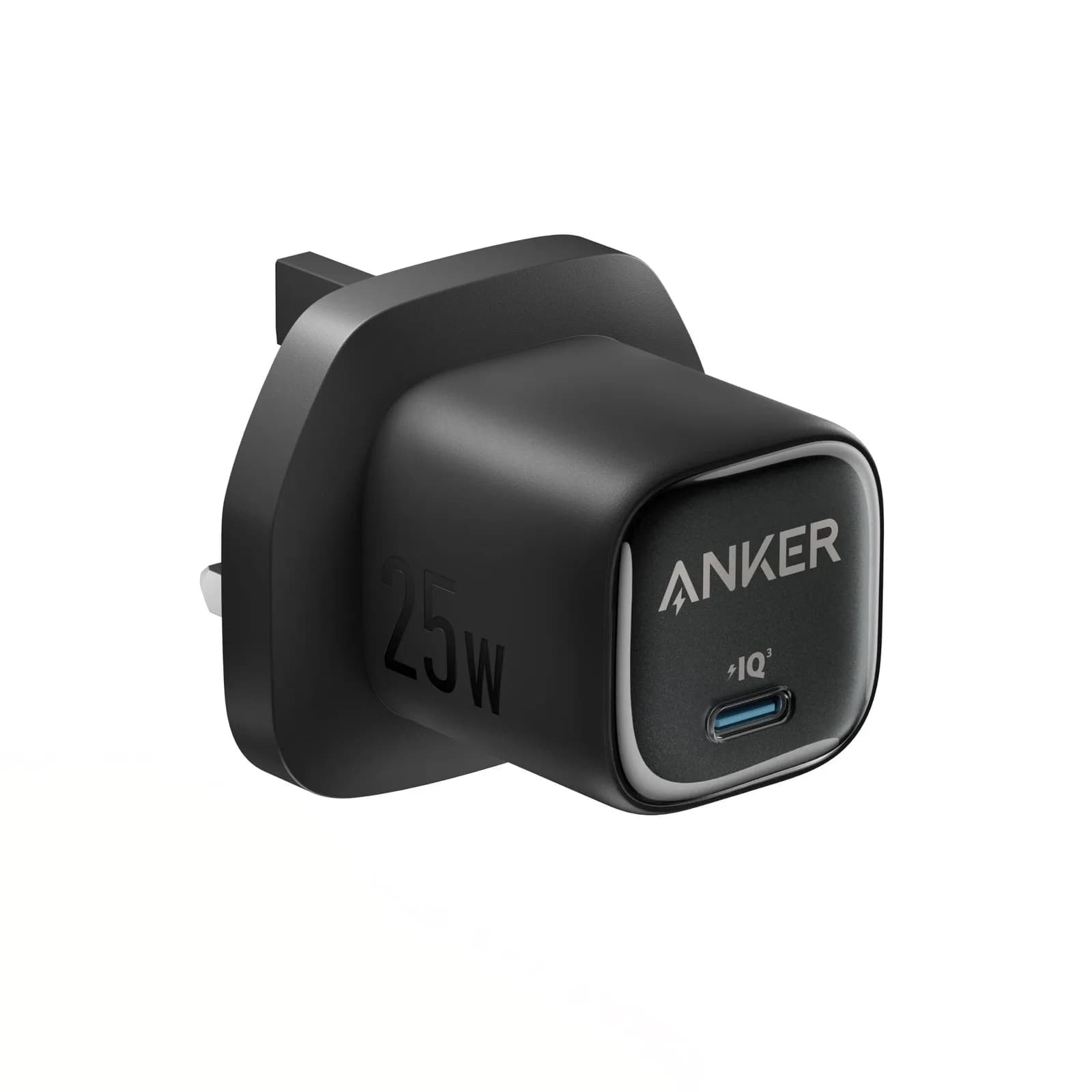 شاحن أنكر سريع 25 واط بمنفذ USB-C | أسود
