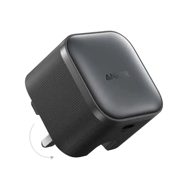 شاحن أنكر نانو سريع 45 واط بتقنية GaN – USB-C | أسود