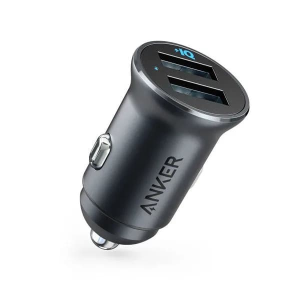 شاحن سيارة PowerDrive II Alloy بقوة 24 واط من Anker