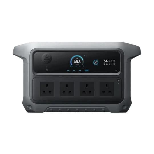 محطة طاقة محمولة Anker SOLIX C2000 الجيل الثاني – سعة 2048Wh، قدرة 2400W