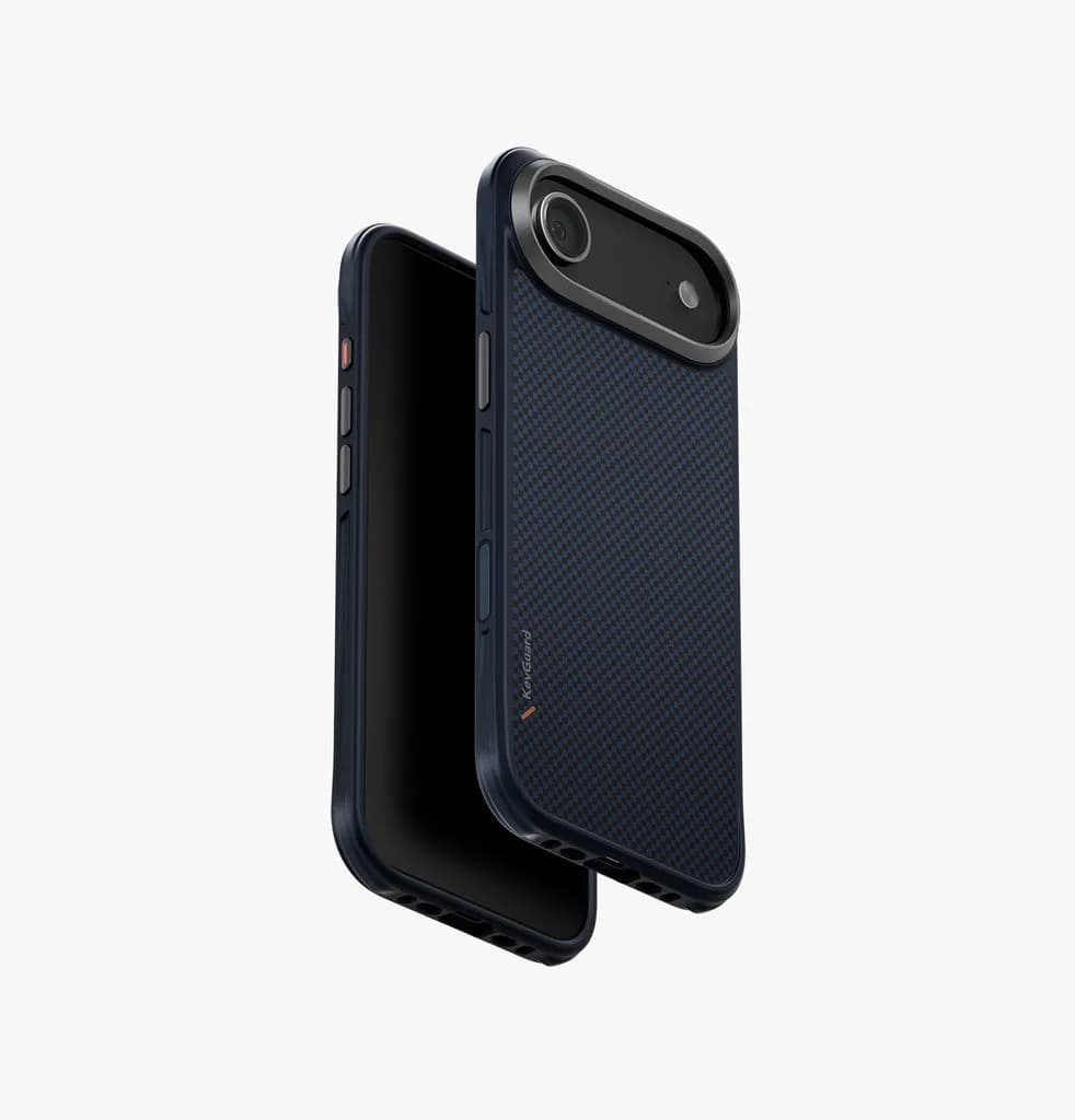 Uniq Hybrid Keva MagSafe Case for iPhone Air | Trance Blue