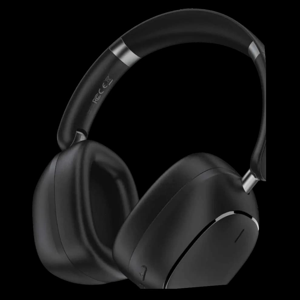 LANEX LT33 ANC Active Noise Cancelling Wireless Headphones | Cream
